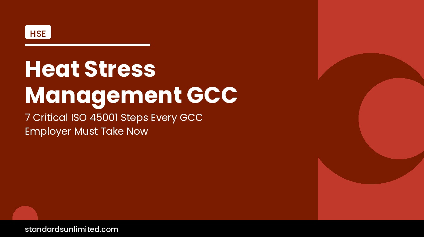 Heat stress management GCC ISO 45001 guide for outdoor workers