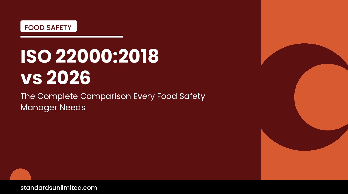 ISO 22000 2018 vs 2026 complete comparison guide for food safety managers