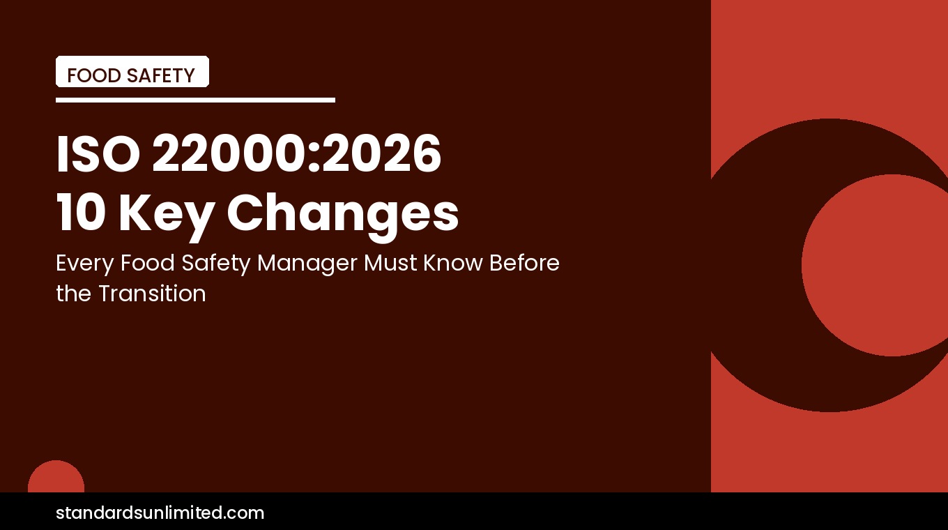 ISO 22000:2026 key changes 10 critical updates for food safety managers