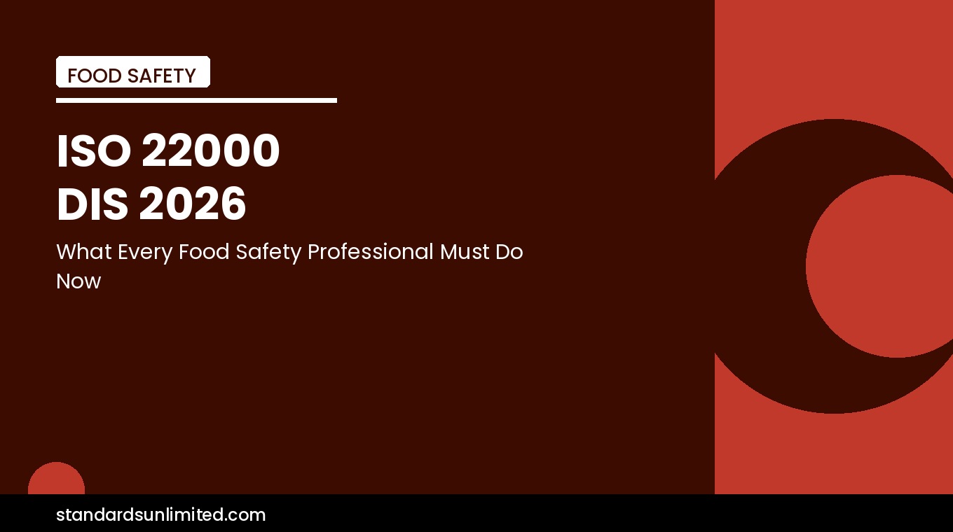 ISO 22000 DIS 2026 gap analysis guide for food safety professionals