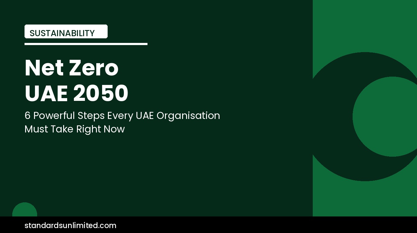 Net zero UAE 2050 strategy guide 6 steps for organisations