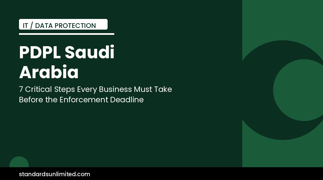 PDPL Saudi Arabia compliance guide 7 steps for businesses